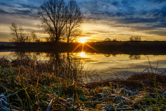 Обои картинки фото природа, восходы, закаты, рассвет