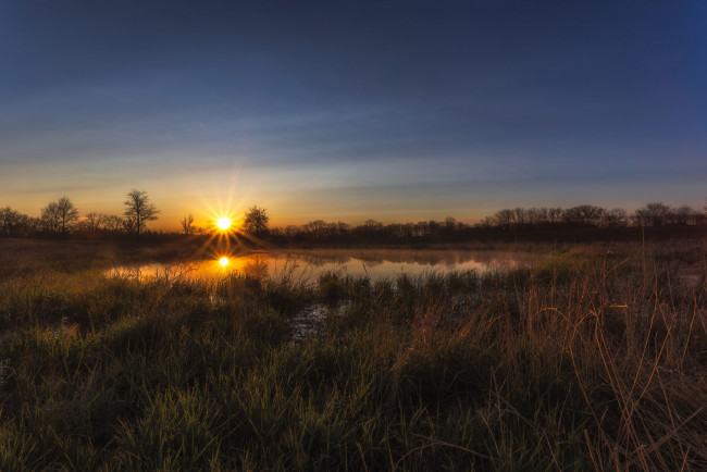 Обои картинки фото природа, восходы, закаты, рассвет