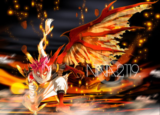 Картинка аниме fairy+tail нацу