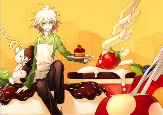 Картинка аниме danganronpa сладости