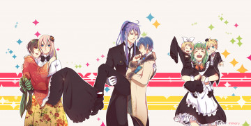 Картинка аниме vocaloid парочки