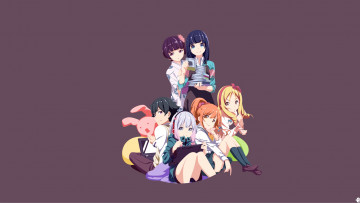 Картинка аниме eromanga-sensei девушки взгляд фон