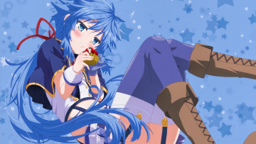 Картинка аниме rokudenashi+majutsu+koushi+to+akashic+records взгляд фон девушка