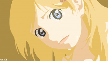 Картинка аниме shigatsu+wa+kimi+no+uso взгляд девушка фон