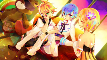 Картинка аниме vocaloid персонажи