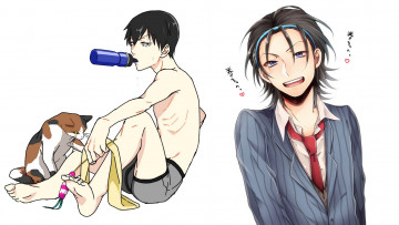 обоя аниме, yowamushi pedal, парни