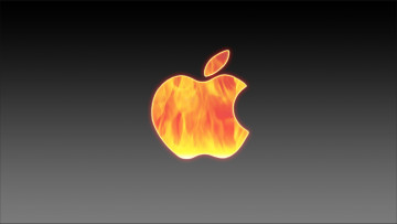 Картинка компьютеры apple фон логотип