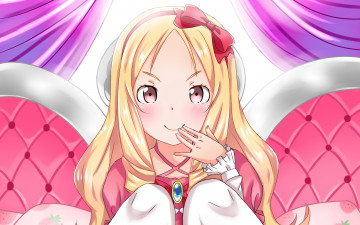 Картинка аниме eromanga-sensei девушка взгляд фон