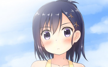 Картинка аниме gabriel+dropout фон девушка взгляд