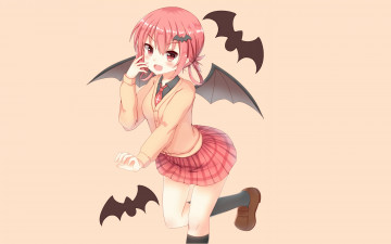 Картинка аниме gabriel+dropout взгляд девушка фон