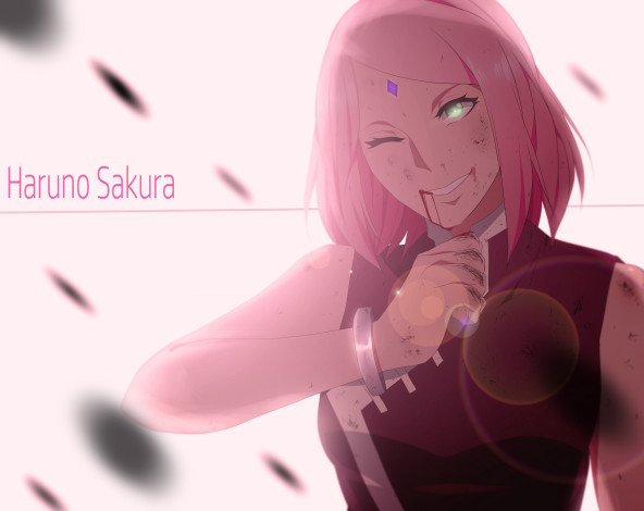 Обои картинки фото аниме, naruto, сакура