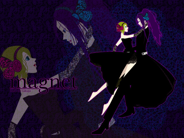 Обои картинки фото аниме, vocaloid, пара