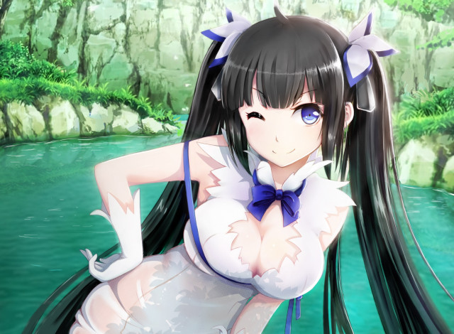 Обои картинки фото аниме, danmachi, девушка