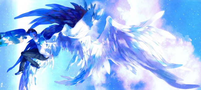 Обои картинки фото аниме, yowamushi pedal, парни, ангел