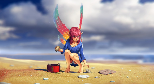 Обои картинки фото аниме, животные,  существа, mathias, leth