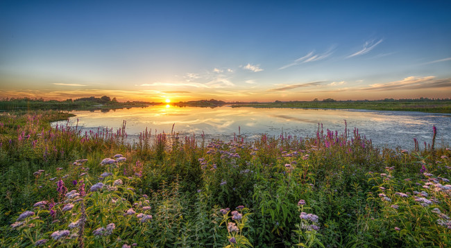 Обои картинки фото природа, восходы, закаты, рассвет