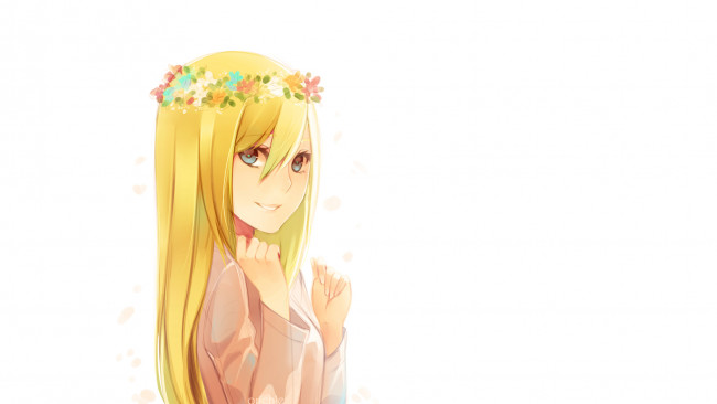 Обои картинки фото аниме, shingeki no kyojin, девушка, взгляд, фон