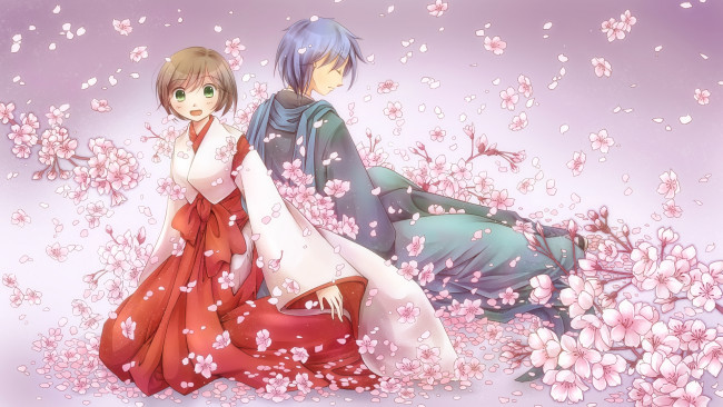 Обои картинки фото аниме, unknown,  другое, пара