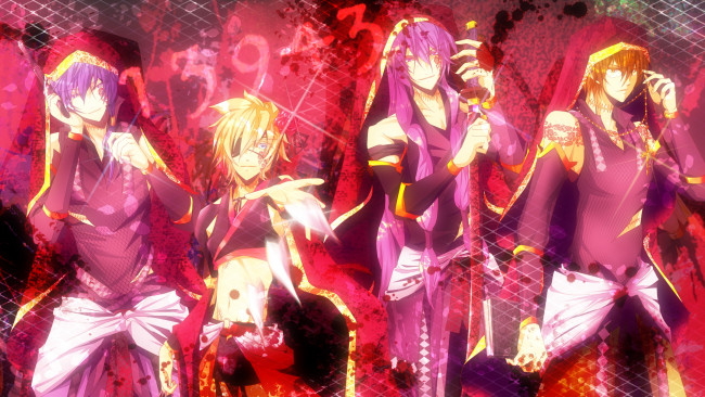 Обои картинки фото аниме, vocaloid, парни