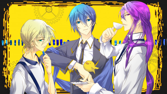 Обои картинки фото аниме, vocaloid, парни