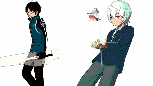 Обои картинки фото аниме, world trigger, парни