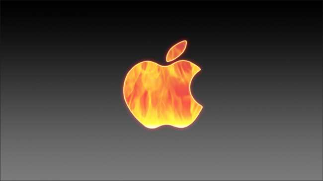 Обои картинки фото компьютеры, apple, фон, логотип