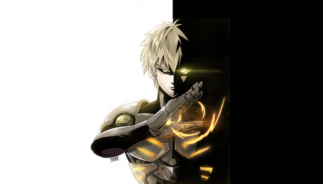 Обои картинки фото аниме, one punch man, генос