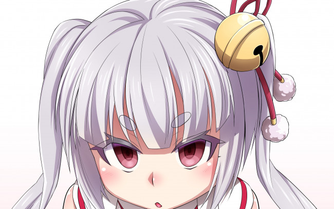 Обои картинки фото аниме, busou shoujo machiavellianism, фон, девушка, взгляд