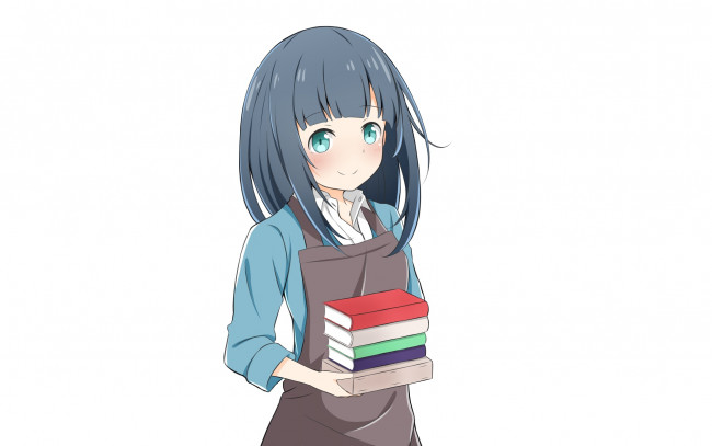 Обои картинки фото аниме, eromanga-sensei, девушка, взгляд, фон