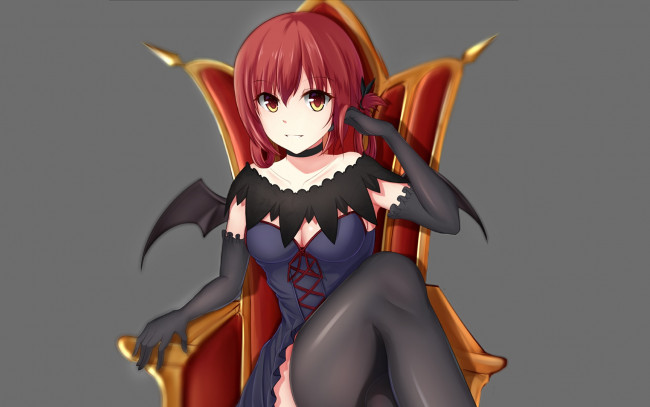 Обои картинки фото аниме, gabriel dropout, фон, взгляд, девушка