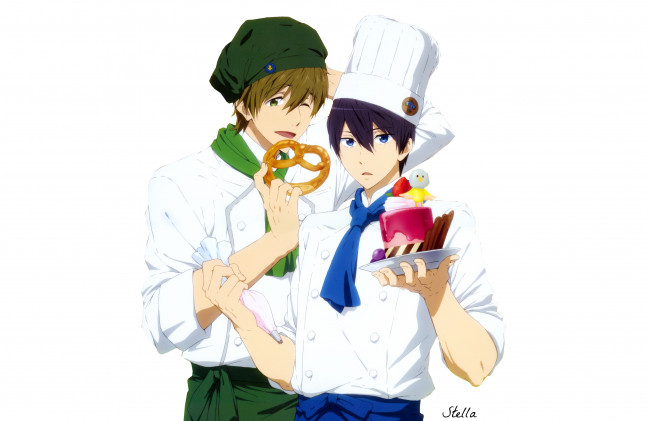 Обои картинки фото аниме, free, парни