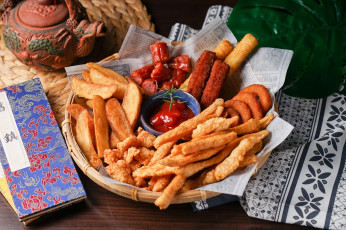 Картинка еда Чипсы +картофель+фри снедь