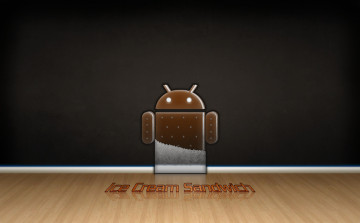 обоя компьютеры, android, логотип, фон