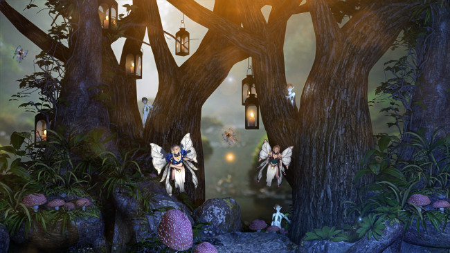 Обои картинки фото 3д графика, эльфы , elves, лес, феи