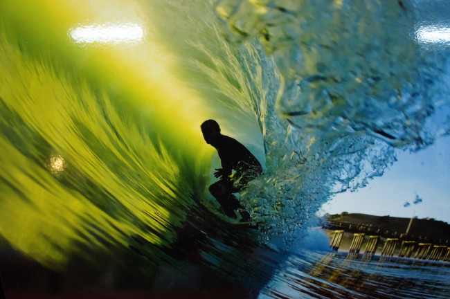 Обои картинки фото спорт, серфинг, волна, серфер, гребень