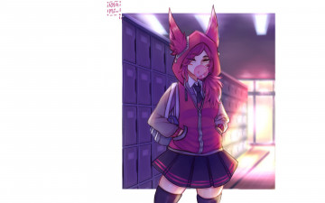 Картинка видео+игры league+of+legends xayah школьница жвачка шкафы