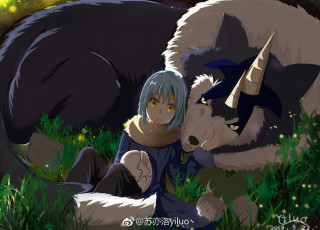 Картинка о+моём+перерождении+в+слизь аниме tensei+shitara+slime+datta+ken tensei shitara datta ken rimuru tempest ranga