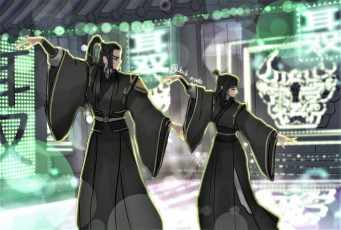 Картинка аниме mo+dao+zu+shi не минцзюе хуайсан танец