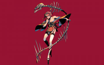 Картинка аниме unknown +другое+ девушка скелет