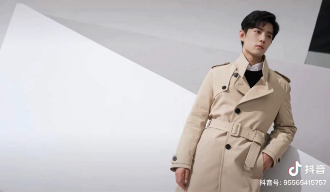 Обои картинки фото мужчины, xiao zhan, актер, пальто