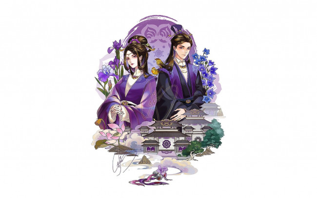 Обои картинки фото аниме, mo dao zu shi, цзян, фэнмянь, госпожа, юй, юньмэн