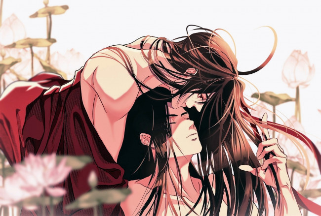 Обои картинки фото аниме, mo dao zu shi, вэй, усянь, лань, ванцзы