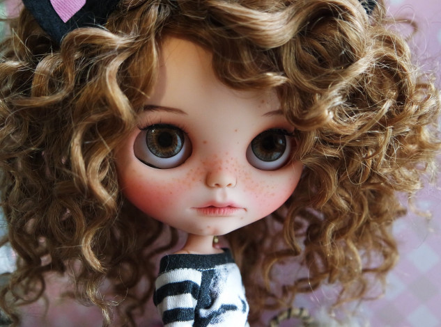 Обои картинки фото разное, куклы, кукла, локоны