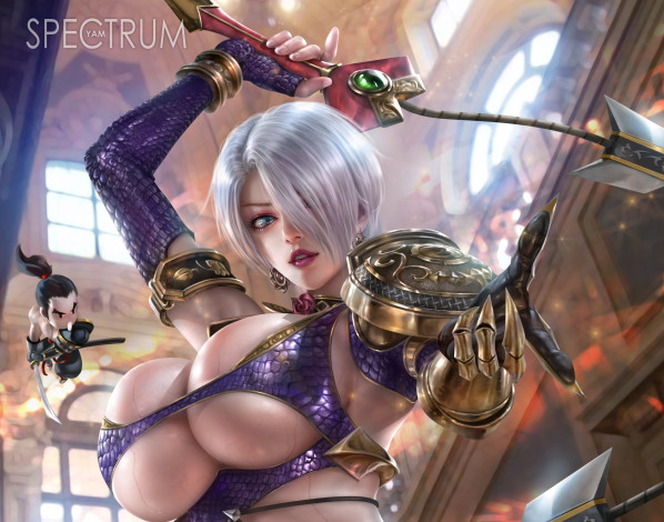 Обои картинки фото soulcalibur, видео игры, девушка