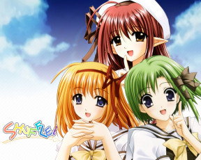 обоя аниме, shuffle