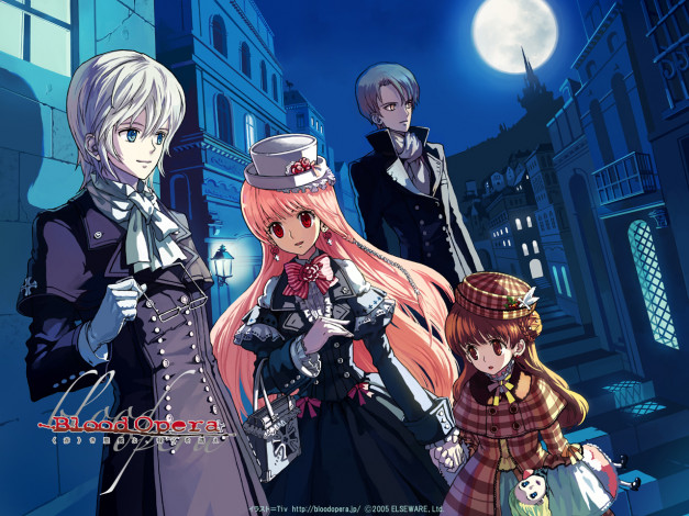 Обои картинки фото аниме, blood, opera