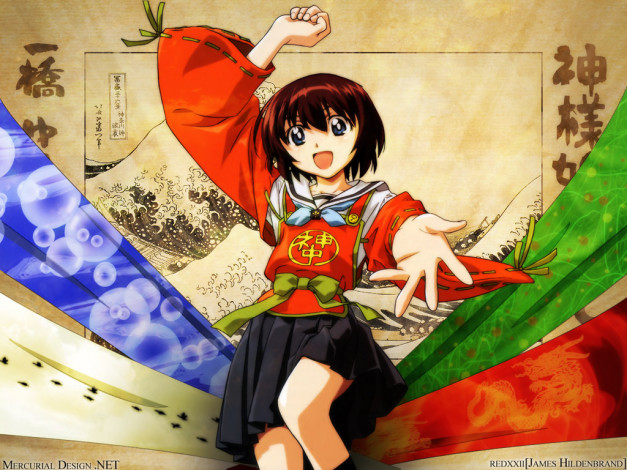 Обои картинки фото аниме, kamichu