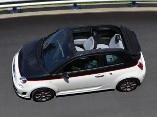 Картинка abarth 500c 2010 автомобили fiat