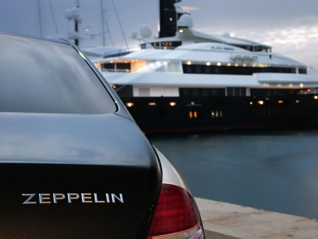 Обои картинки фото maybach, 62, zeppelin, автомобили, фрагменты, автомобиля