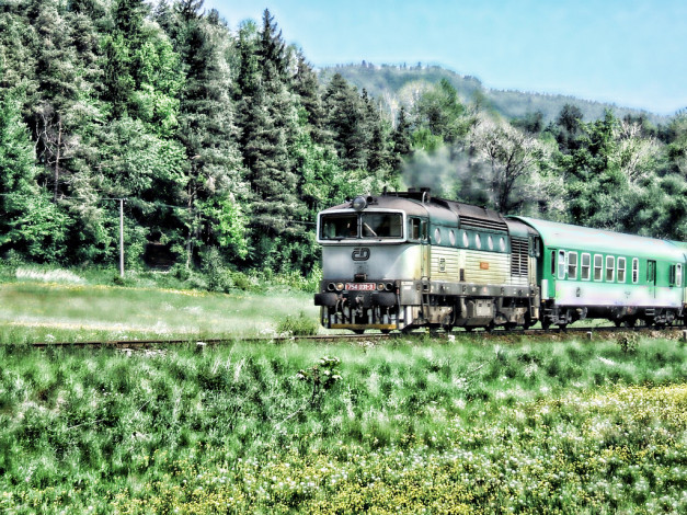 Обои картинки фото техника, поезда